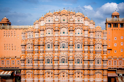 Van Delhi: 2-daagse Delhi & Jaipur Sightseeing Tour met de auto