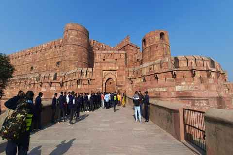 From Delhi To Agra &amp; Taj Mahal Round Trip By Private CarAC Private Car + Driver + Guide