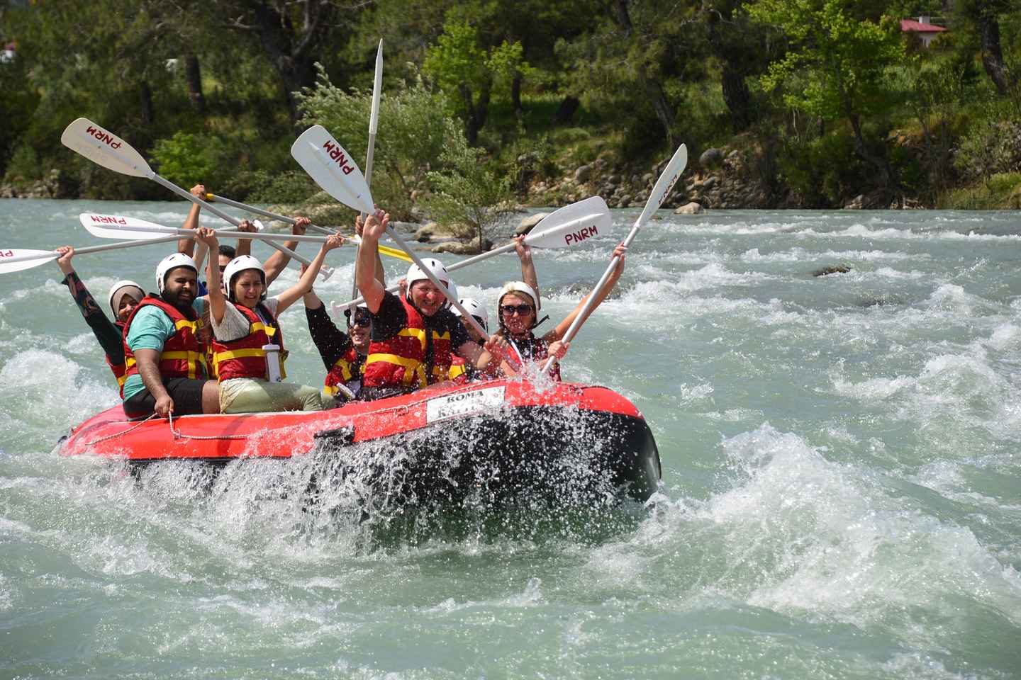 Desde Belek: Combinación Completa de Tirolesa, Safari en Cuatrimoto, Rafting, Almuerzo