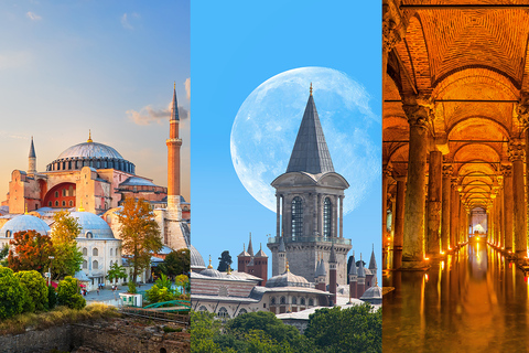 Istanbul: Hagia Sofia, Topkapi och Basilica Cistern Tour