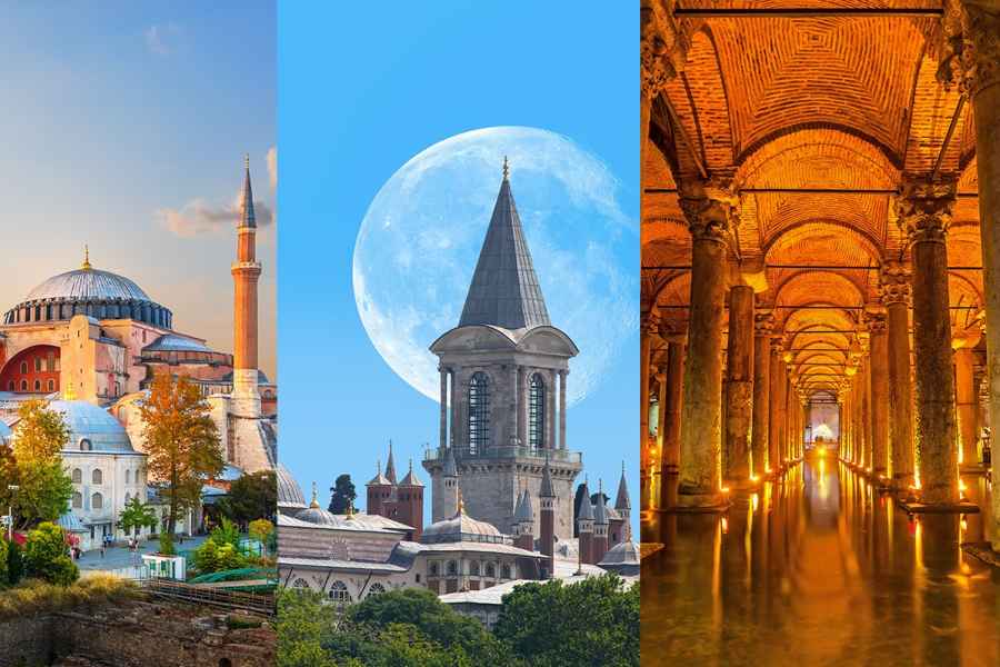 Istanbul: Hagia Sophia, Topkapi Palast und Basilika Zisterne
