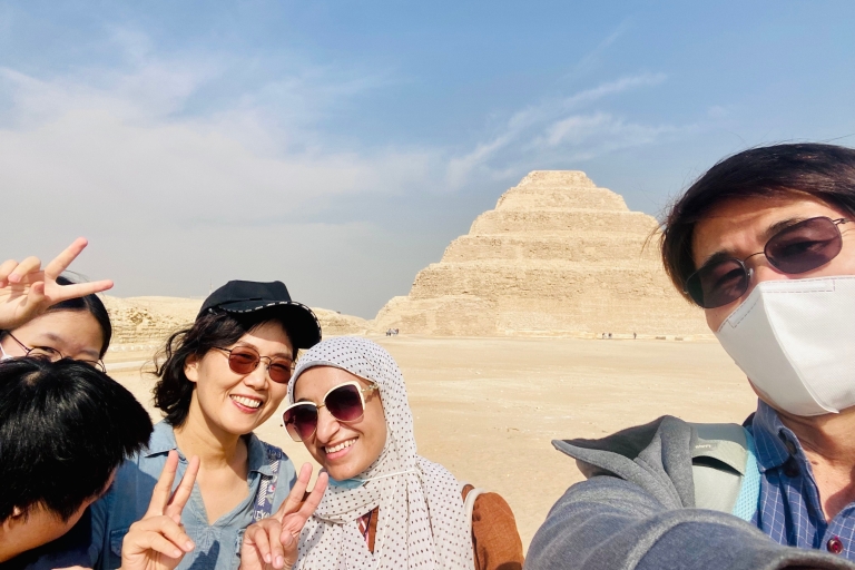 Vrouwelijke gidsen: Memphis, Saqqara, piramides en de Sphinx-tourMemphis, Saqqara, de piramides en de Sphinx-dagtour