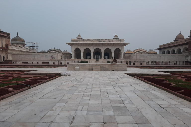 De Délhi: passeio de trem pelo Taj Mahal, Agra e safári de pássarosCarro particular com ar-condicionado, trem, guia, taxas de entrada e hotel 5 estrelas