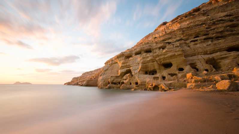 From Heraklion: Matala Beach and Hippie caves