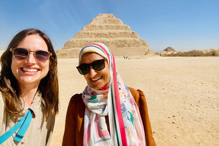 Vrouwelijke gidsen: Memphis, Saqqara, piramides en de Sphinx-tourMemphis, Saqqara, de piramides en de Sphinx-dagtour