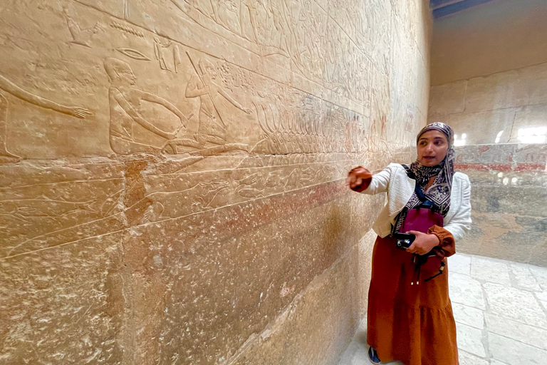 Female guides: Memphis, Saqqara, pyramids & the Sphinx tour Memphis, Saqqara, the pyramids and the Sphinx day tour