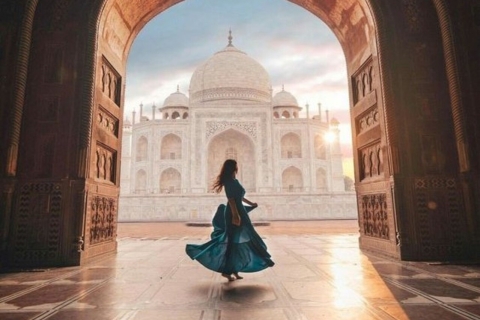 Taj Mahal stadskaarttourTaj Mahal stadskaart voor 2 dagen