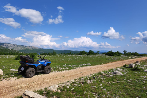 Ze Splitu: wycieczka quadami ATV po parku przyrody Dinara z lunchemWycieczka z przewodnikiem po zupełnie nowych quadach