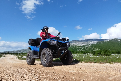 Vanuit Split: quad-ATV-tour in natuurpark Dinara met lunchRondleiding op gloednieuwe quads