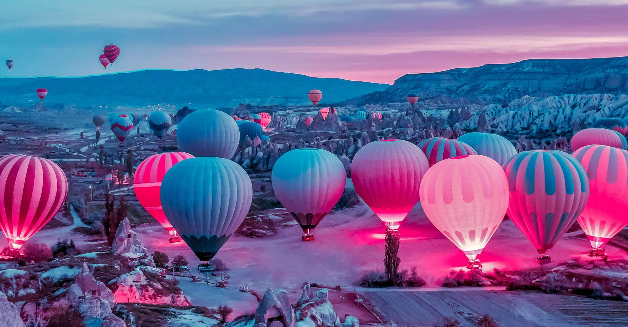 Kappadokien, 1 von 3 Tälern Heißluftballonflug - Hizvo