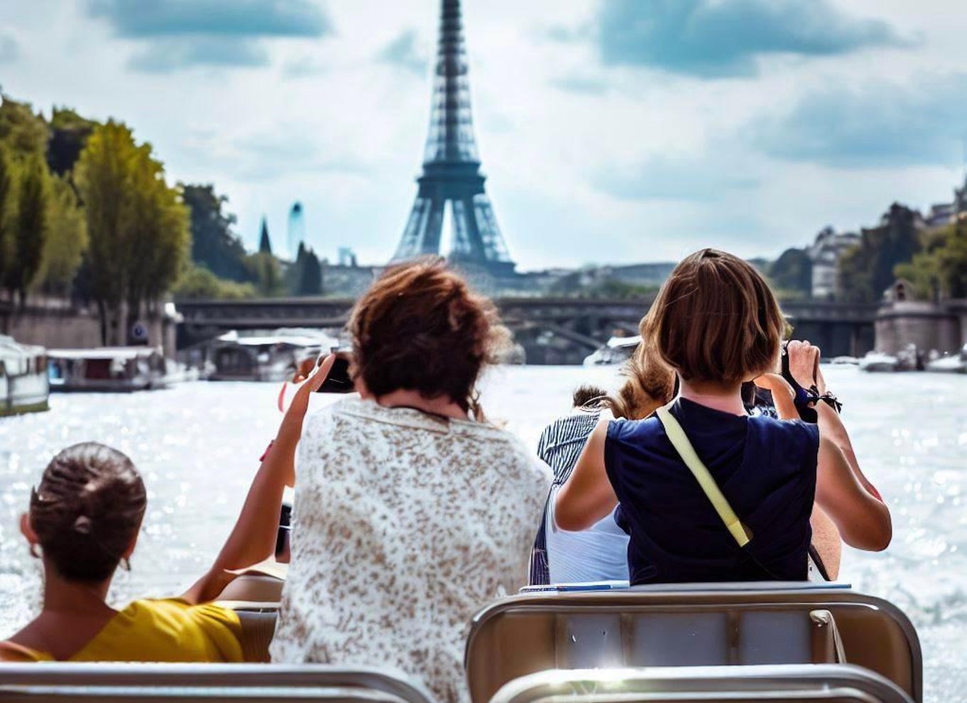 paris seine cruise & crepe tasting near the eiffel tower