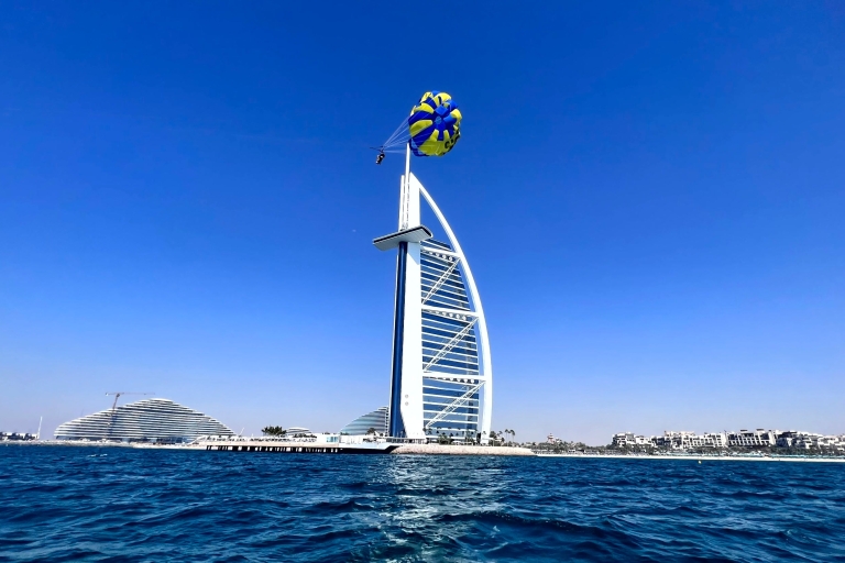 Dubai: parasailing-ervaring met uitzicht op Burj Al ArabSolo parasailen