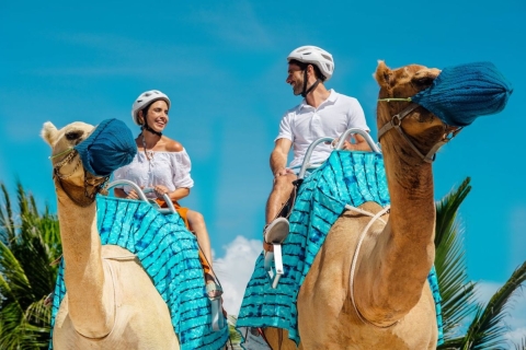 Combo-avontuur: parasailen en kamelencaravan in MaromaCombo-avontuur: parasailing en kameelcaravan in Maroma
