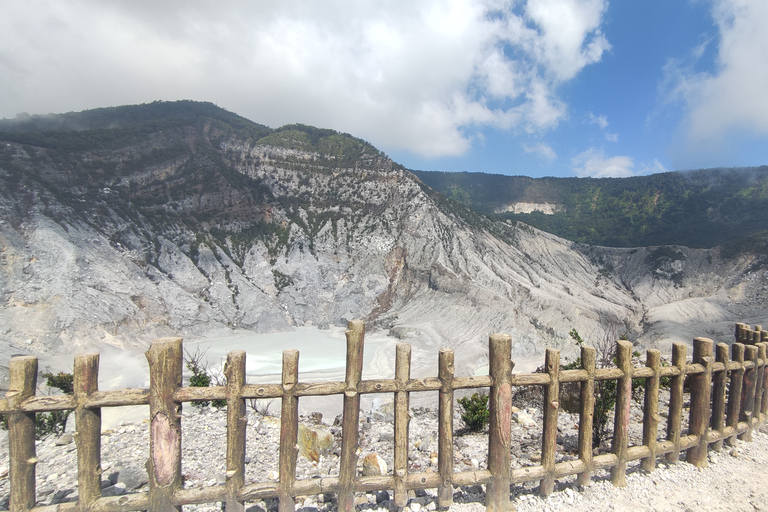 Bandung : Volcan, source thermale, usine de thé et café Luwak