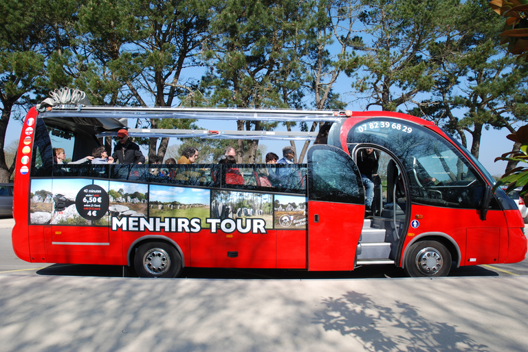 Carnac: Carnac Stones 40-Minute Audio-Guided Bus Tour Carnac Menhirs Tour 40 min