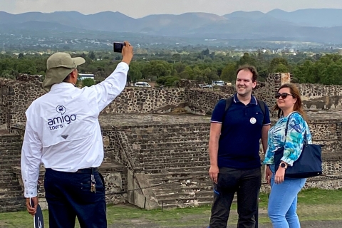 Z Meksyku: Teotihuacan i Guadalupe Shrine Day TourPrywatna wycieczka z odbiorem