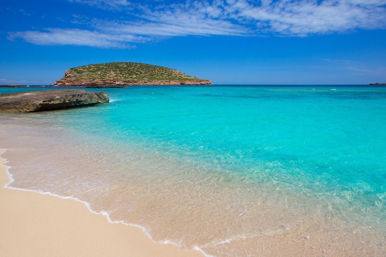 Ibiza : visite en bateau, plage et grotteExcursion en groupe