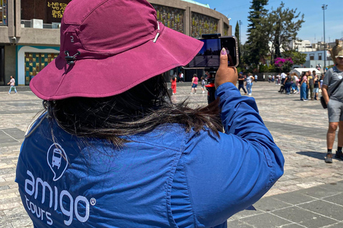 تيوتيهواكان، غوادالوبي، زوتشيميلكو كويواكان وفريدا كاهلوجولة في ضريح تيوتيهواكان وزوتشيميلكو وغ