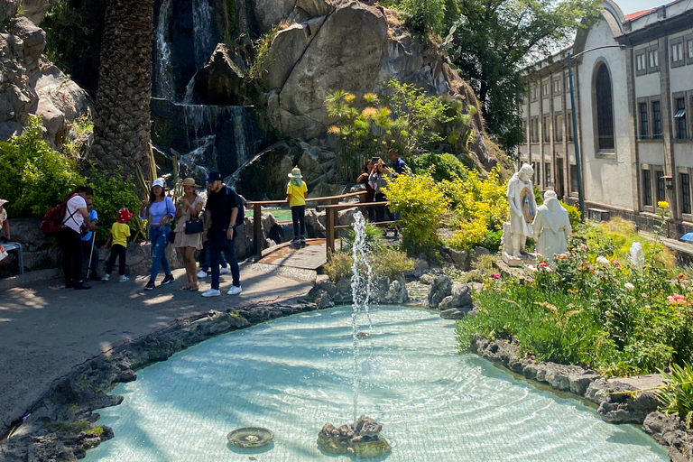 تيوتيهواكان، غوادالوبي، زوتشيميلكو كويواكان وفريدا كاهلوجولة في ضريح تيوتيهواكان وزوتشيميلكو وغ