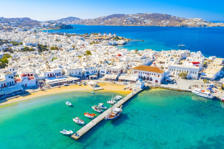 Mykonos: Delos and Rhenia Island Cruise w/ Swim & Greek Meal