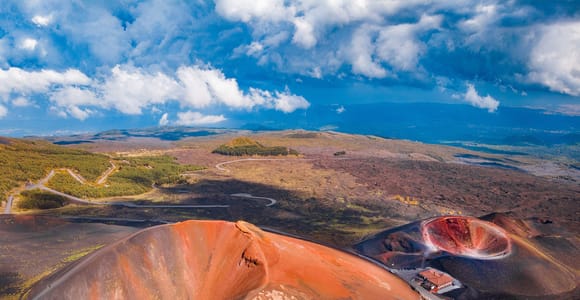 From Taormina: Mount Etna Guided Bus Tour