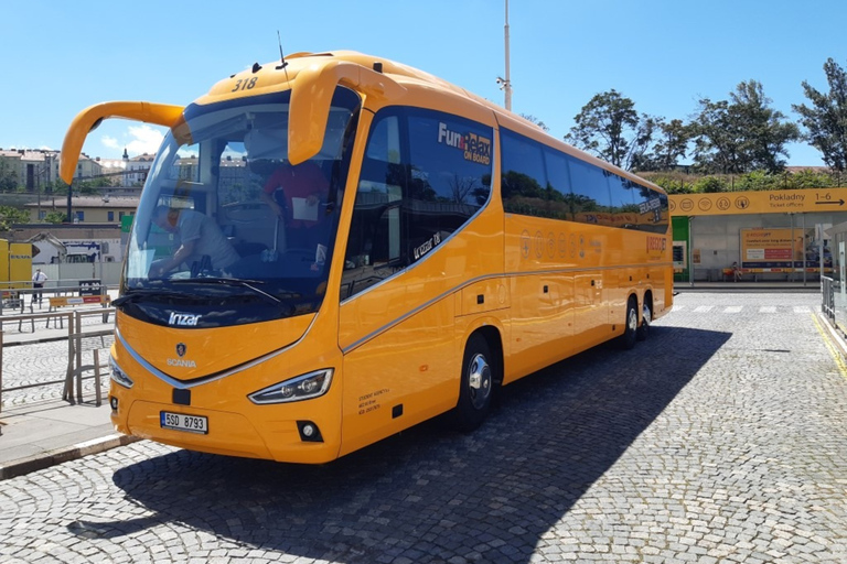 Prague : Transfert en bus vers/depuis le centre de DresdeUne seule personne de Prague à Dresde Centre