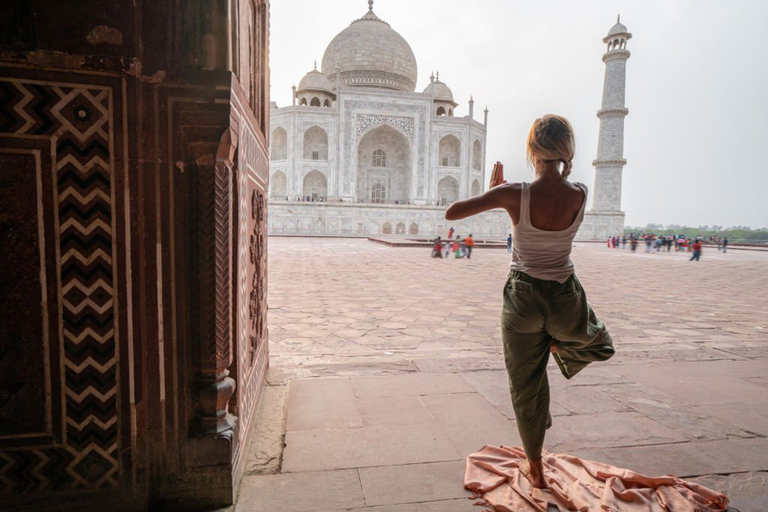 Upptäck den magnifika Taj Mahal-turen från Delhi