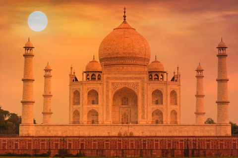 Upptäck den magnifika Taj Mahal-turen från Delhi