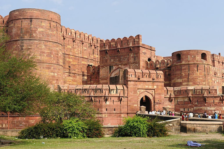 Upptäck den magnifika Taj Mahal-turen från Delhi