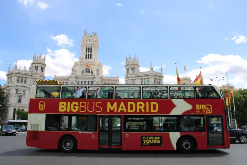 Madrid: Big Bus Open-Top Sightseeing Tour with Live Guide