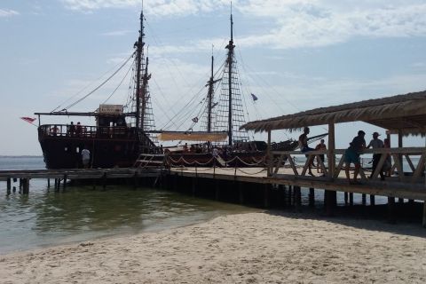 Djerba : Journée en Bateau Pirate Vers l’île des flamants