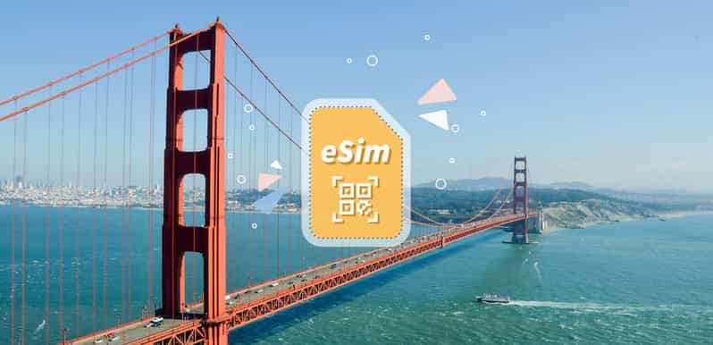 San Francisco: USA eSIM Roaming (Optional with Canada)