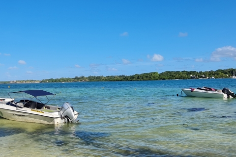 Ile Maurice : Chute d'eau de l'Ile Aux Cerfs, déjeuner et plongée avec masque et tuba