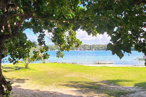 Mauritius: wodospad Ile Aux Cerfs, lunch i nurkowanie z rurką