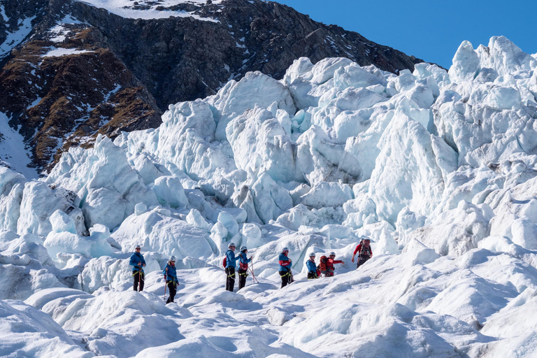 Franz Josef: 2,5 uur gletsjerwandeling met helikoptervluchtFranz Josefgletsjer wandeltocht 2,5 uur en helikoptervlucht