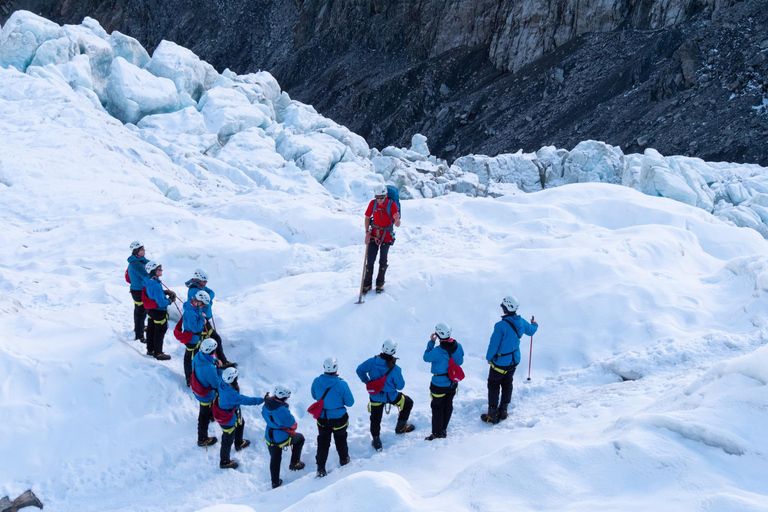 Franz Josef: 2,5 uur gletsjerwandeling met helikoptervluchtFranz Josefgletsjer wandeltocht 2,5 uur en helikoptervlucht