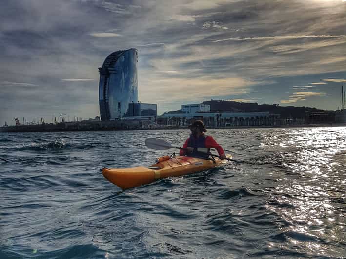 Barcelona Skyline Kayaking & Tapas Bite GetYourGuide