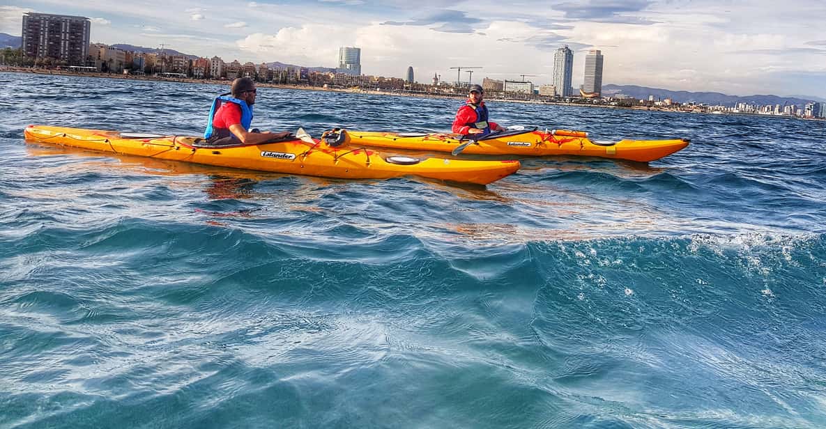 Barcelona Skyline Kayaking & Tapas Bite | GetYourGuide