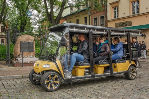 Kraków: zwiedzanie miasta z przewodnikiem elektrycznym wózkiem golfowym