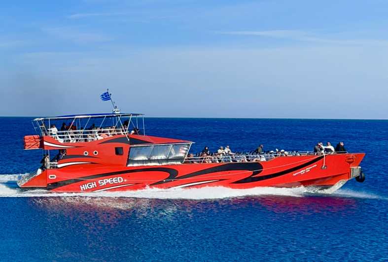 Kiotari, Lardos, Lindos: High Speed Boat Trip to Rhodes Town