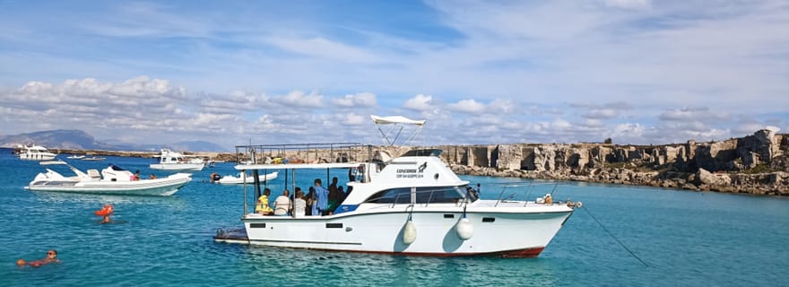 Favignana et Levanzo : croisière avec déjeuner