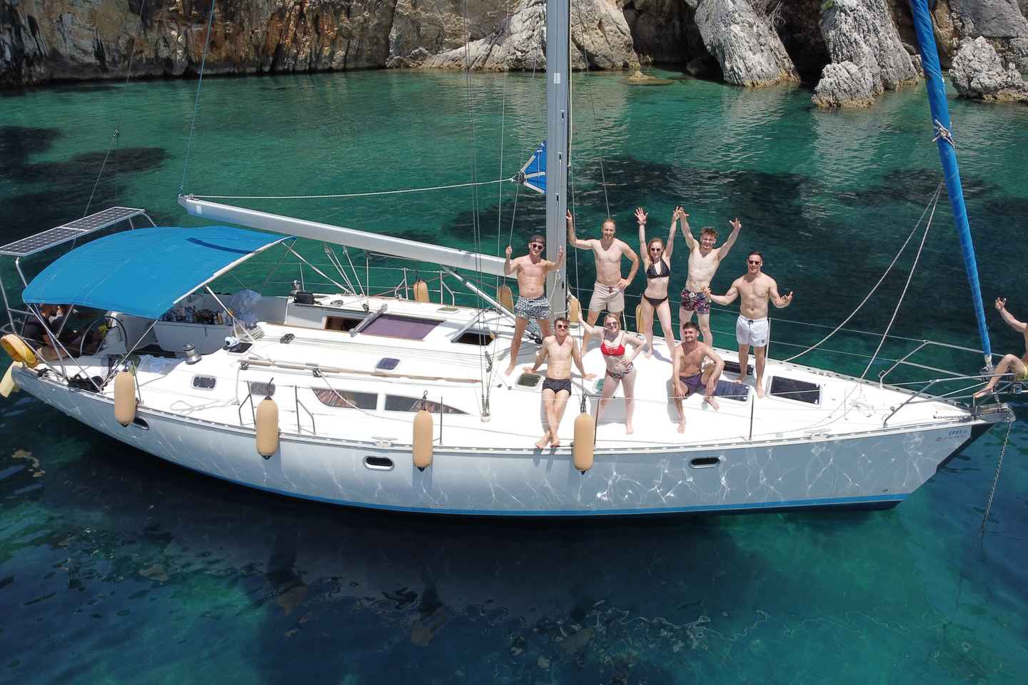 Gouvia: Corfu Island Sailing Trip with Snack and Soft Drinks