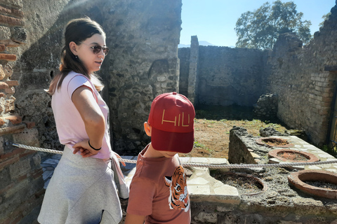 Tour privato di Pompei per i bambini e le loro famiglie