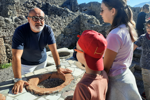 Tour privato di Pompei per i bambini e le loro famiglie