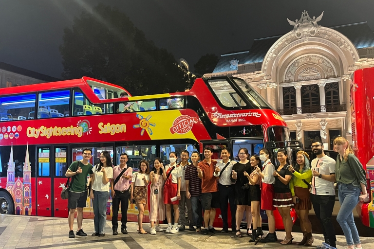 Saigon : Visite panoramique de nuitVisite nocturne panoramique de 45 minutes à Saigon