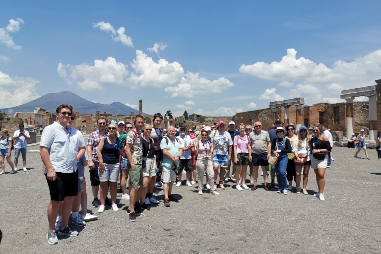 Au départ de Sorrento : Excursion en ligne rapide pour Pompéi et le Vésuve