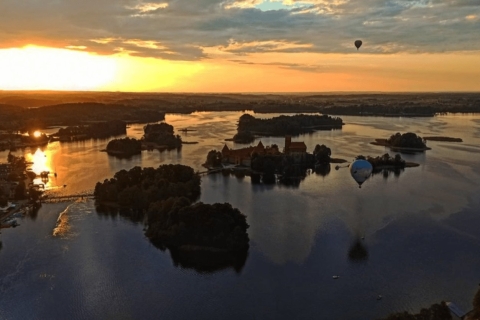 Trakai : Vol en montgolfière