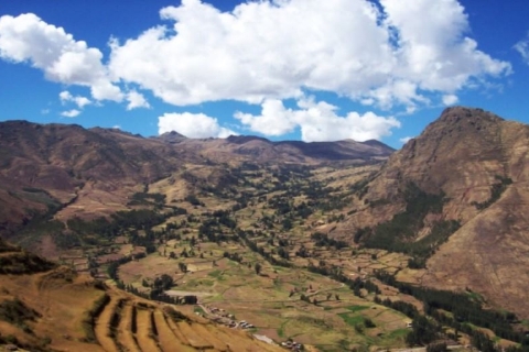 Van Cusco: Maras Moray Chinchero Halve dagtourMaras Moray Chinchero - Toegangskaarten inbegrepen