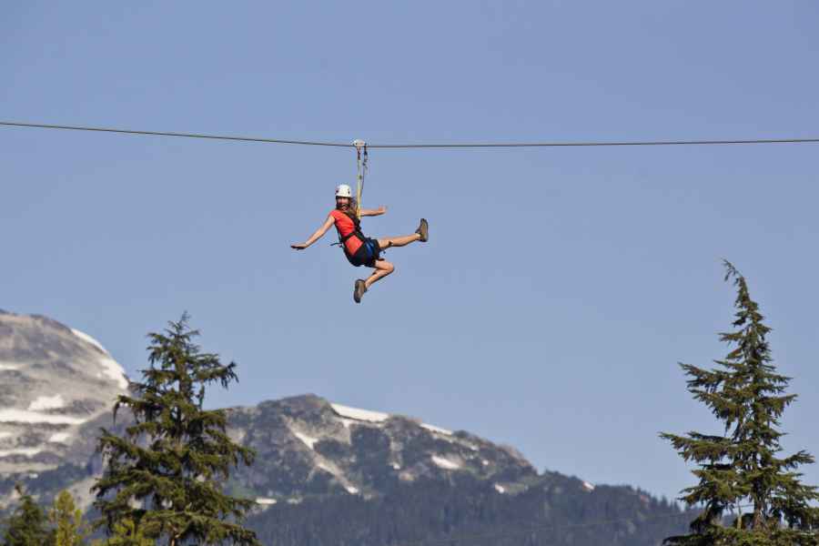 Whistler Zipline-Erlebnis: Ziptrek-Eagle-Tour. Foto: GetYourGuide