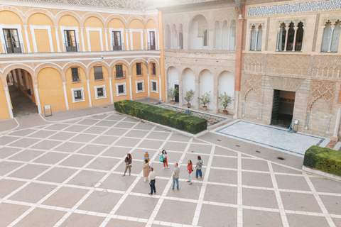 Séville : Visite guidée à pied avec accès à l'Alcazar et à la cathédrale